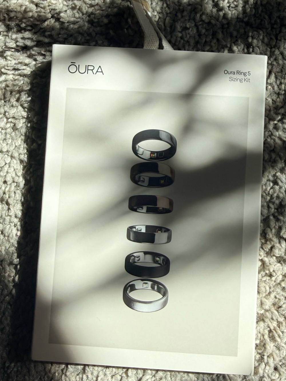 ŌURA Ring 5 Sizing Kit - opened